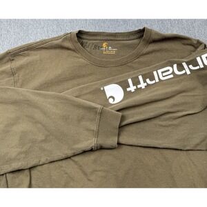 Carhartt Men's XL Long Sleeve Original Fit TShirt‎  K231 ARG (Army Green) *READ*